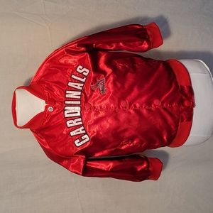 Cardinals Satin Red Jacket 2T